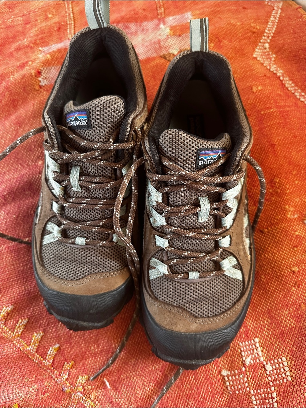 Patagonia Women's Drifter Hiking Trail Shoes in Canteen Dark Celadon